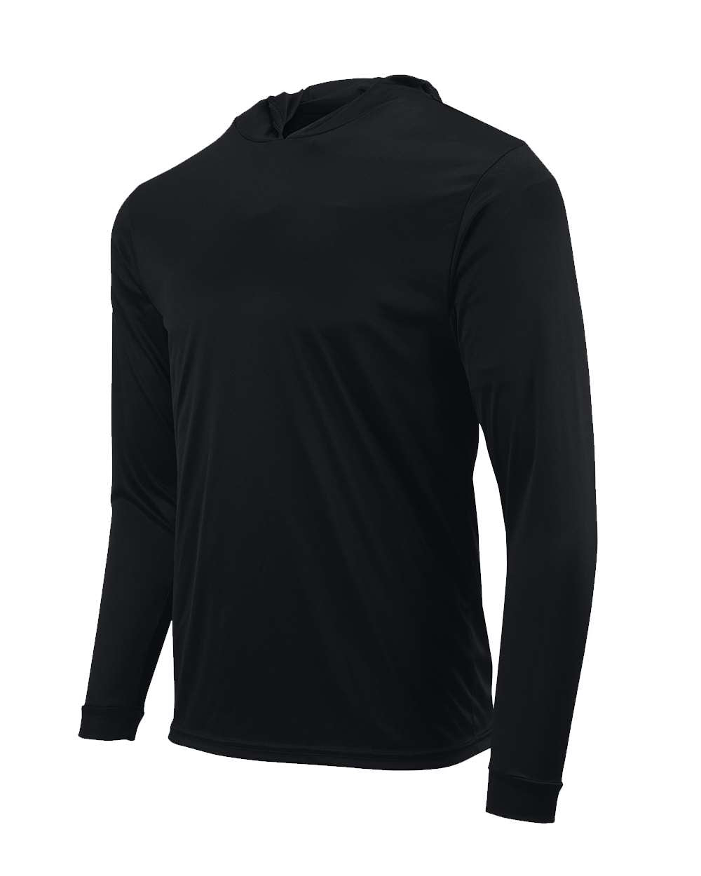 t shirt manga larga con capucha