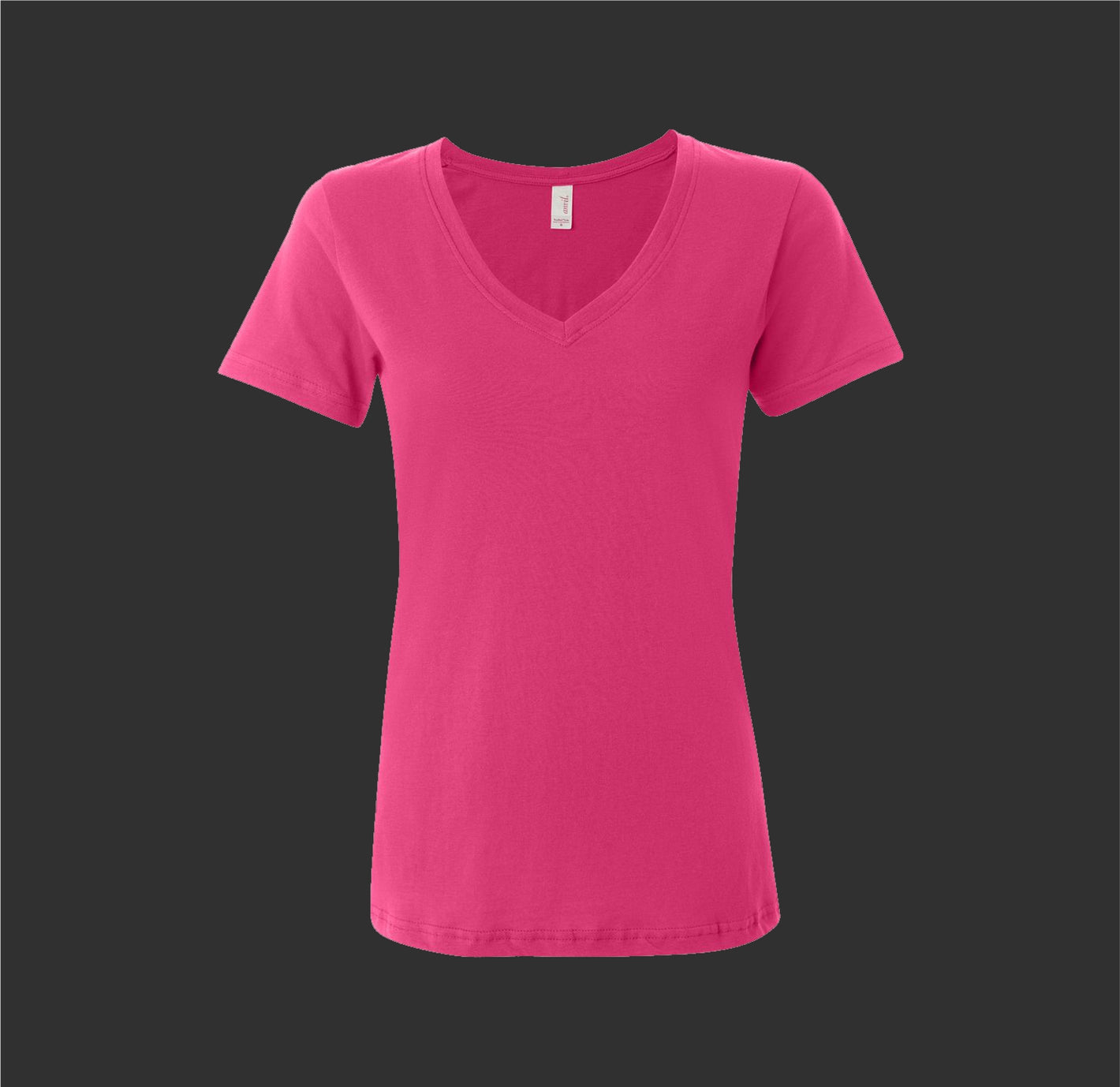 Microfiber Women T Shirt V Neck