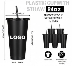 5 unidades de vasos plásticos personalizados