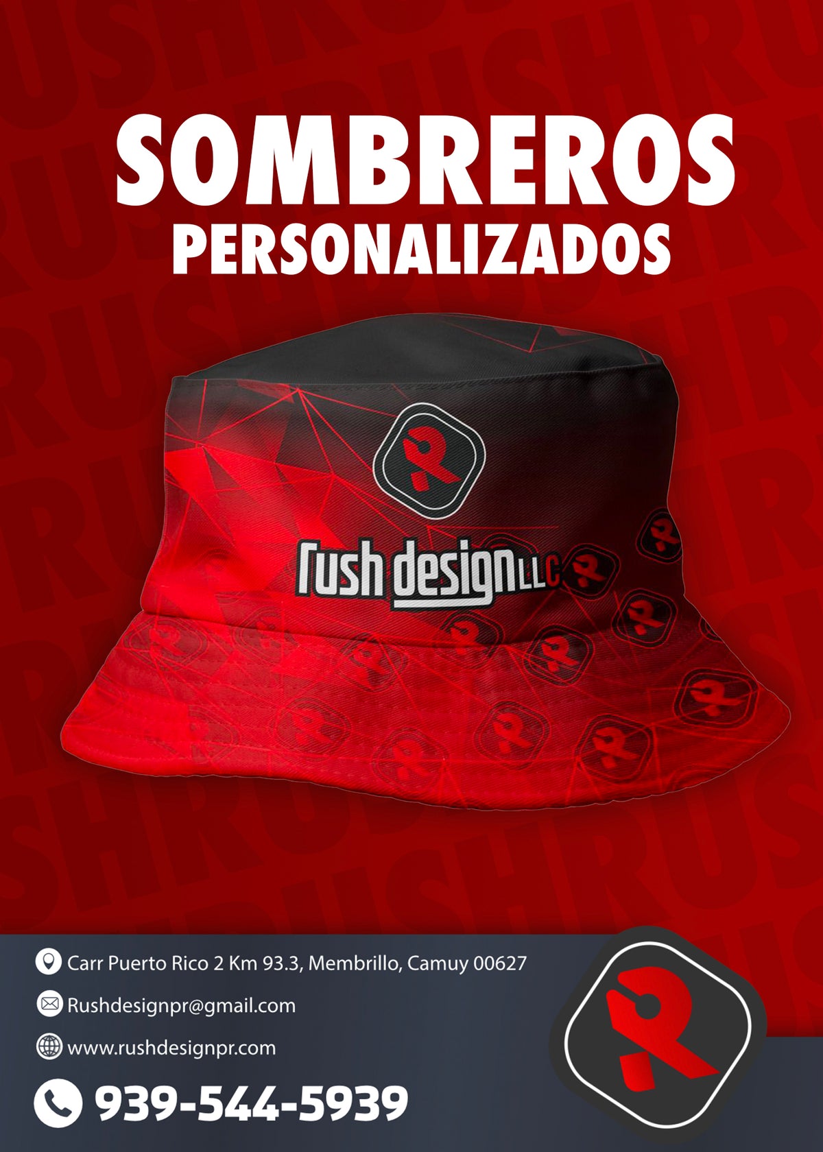 Sombreros personalizados 12 UNIDADES