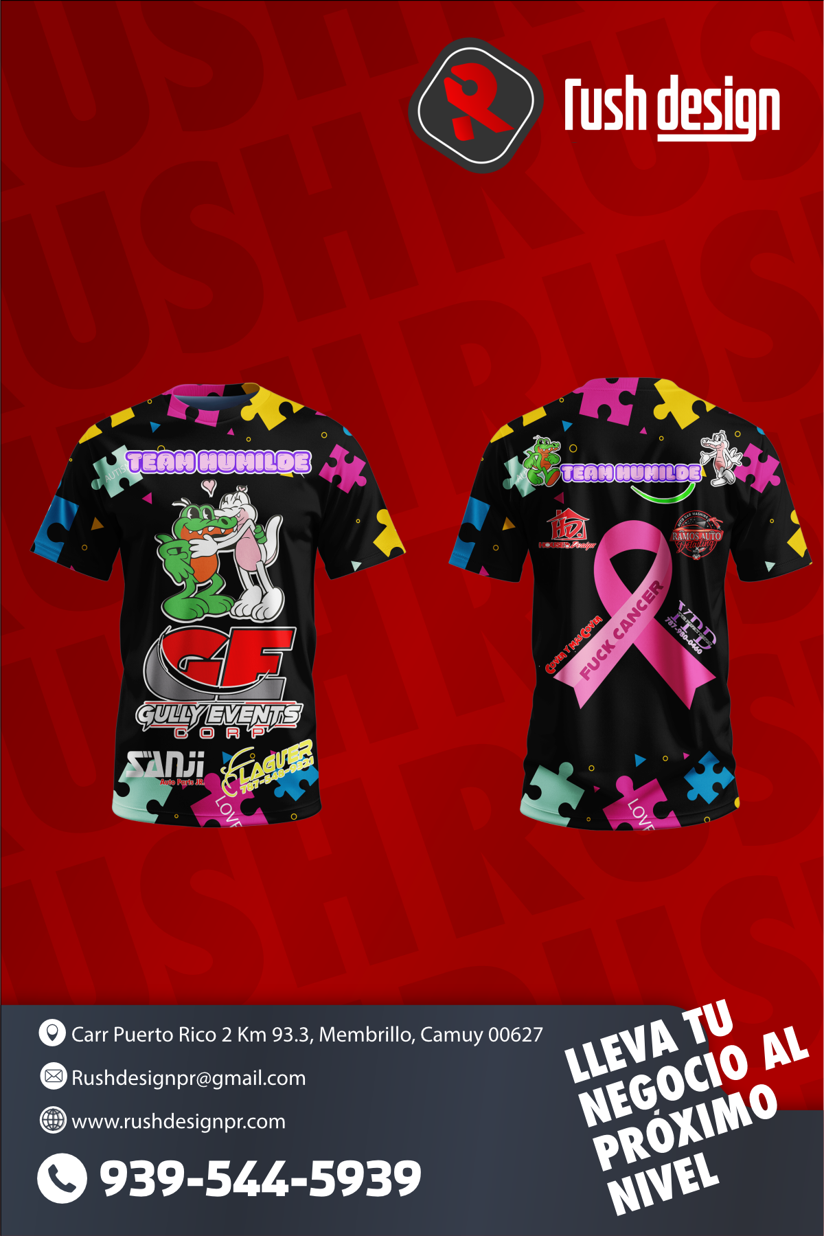 T-Shirt Full Print Sublimados 15 Unidades