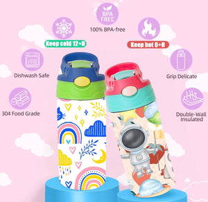 Botella de agua escolar