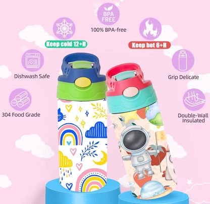 Botella de agua escolar