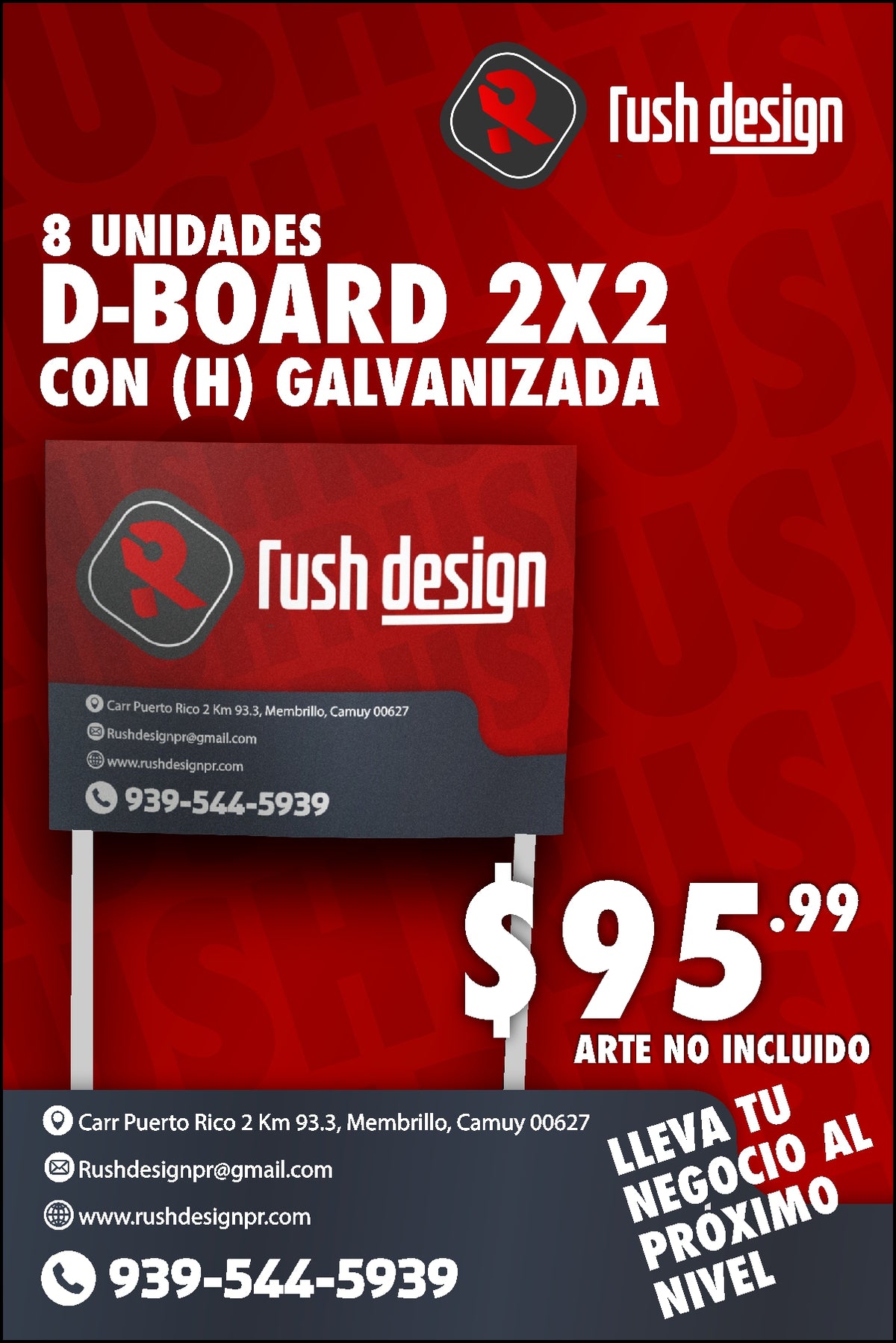 D-BOARD CON (H) Galvanizada