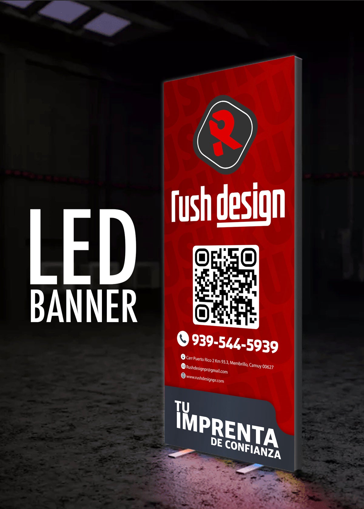 LED Banner Roll Up