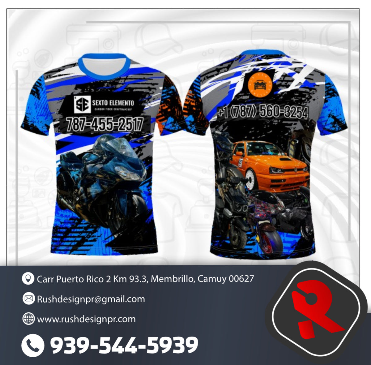 T-Shirt Full Print Sublimados 15 Unidades