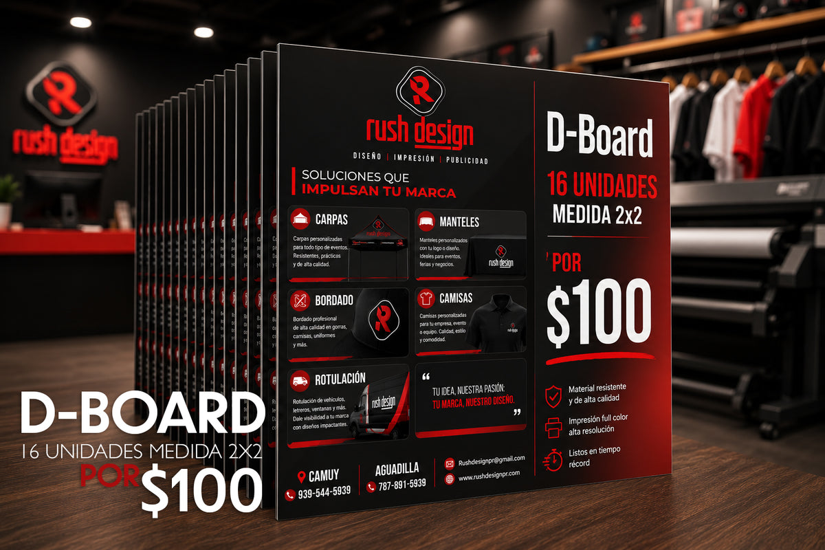 D-board 2’x2’ 16 unidades