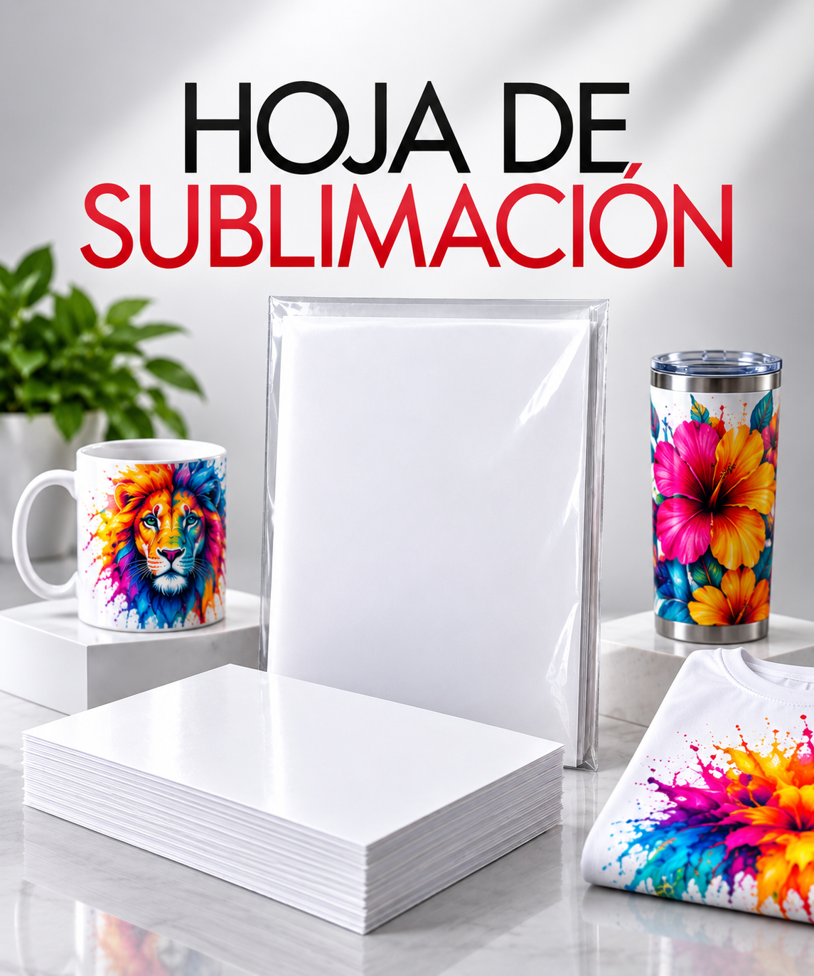 Hoja Impresa Sublimada