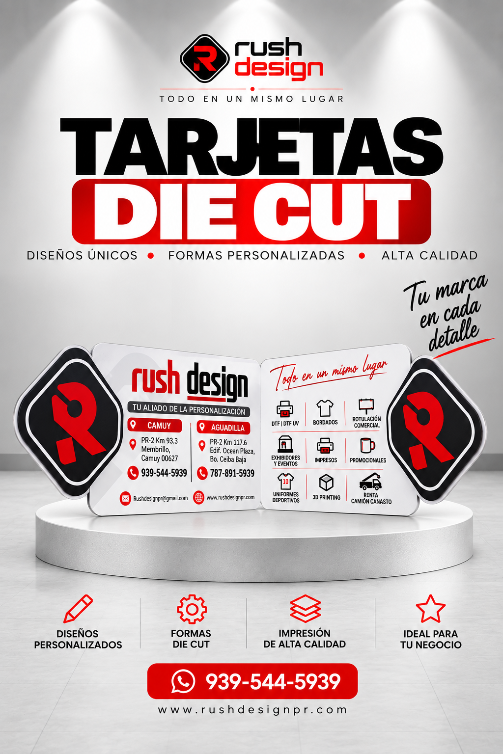 Tarjetas Die Cut